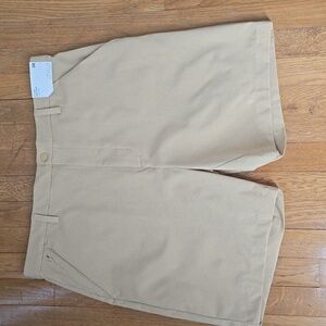 STYLUS BRAND MEN'S TAN CHINO SHORTS SIZE 38
